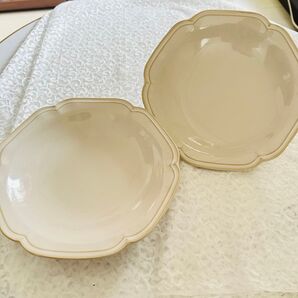 パスタ皿 アイボリー 2枚セット