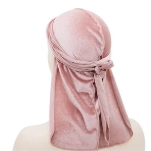 DURAG ドゥーラグ ベロア ベルベット ライトピンク