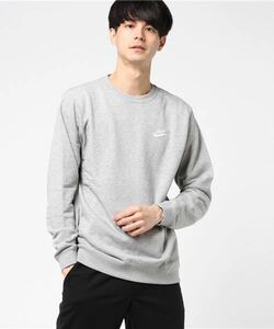 【新品】送料290円 NIKE ナイキ メンズ トレーナー サイズM グレー 裏毛 スエット スケボー トップス トップス スウェット　804343-063