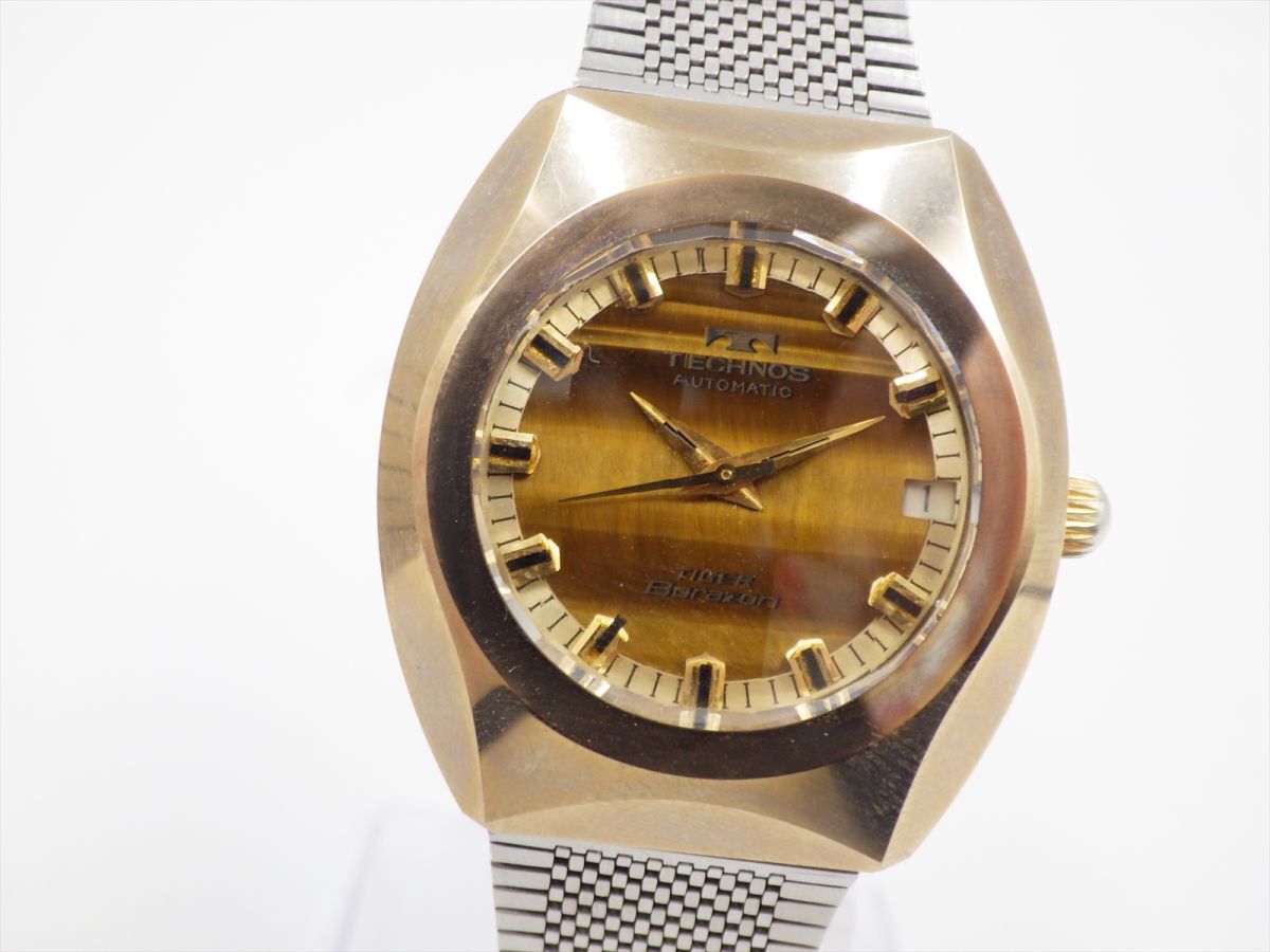 テクノス タイガーボラゾン 自動巻 TECHNOS TIGER Borazon