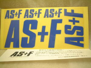 AS+F Special made sticker typeB not for sale 