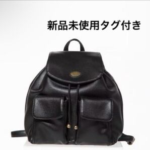 【tostalgic clothing】新品未使用タグ付き Leather backpack black