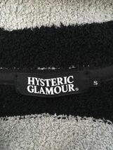 【名作】HYSTERIC GLAMOUR☆ヒステリックグラマー☆カーディガン☆ボア☆ロゴパイル☆長袖☆ボーダー☆POW！☆貴重品☆サイズ:S☆_画像6