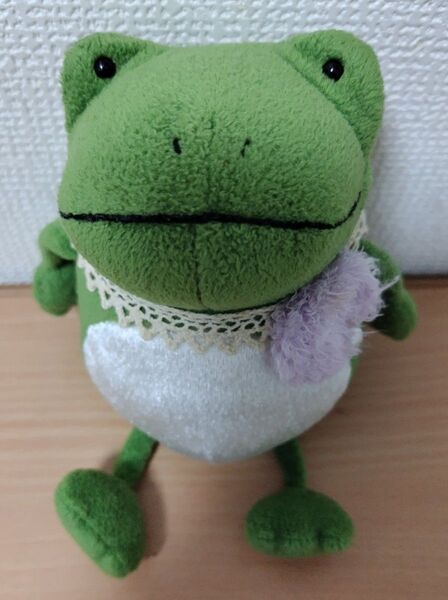 レトロ モンスイユ ポルト (グリーン) カエル ぬいぐるみ