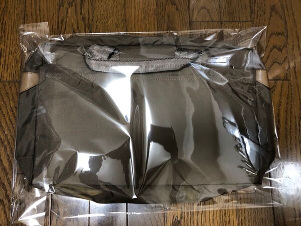 未使用品 MARGARET HOWELLマーガレットハウエル elite社製 旧ロゴ 日本製 レザー×ナイロン ブリーフケース
