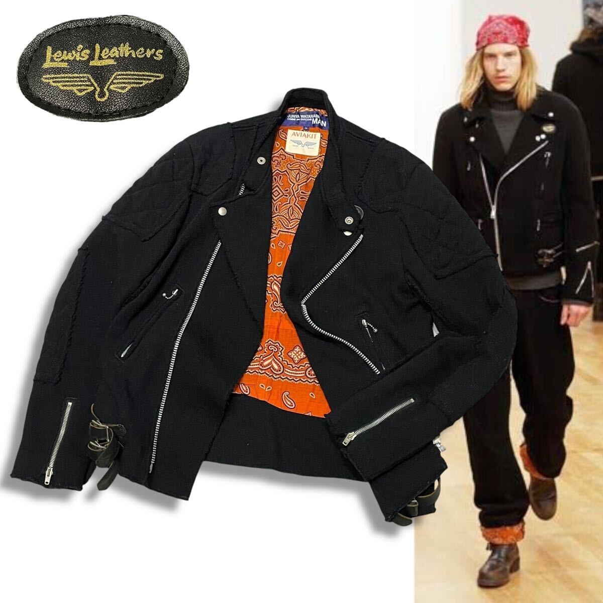 Yahoo!オークション -「junya watanabe lewis leathers」の落札 Yahoo!オークション -「junya watanabe lewis leathers」の落札