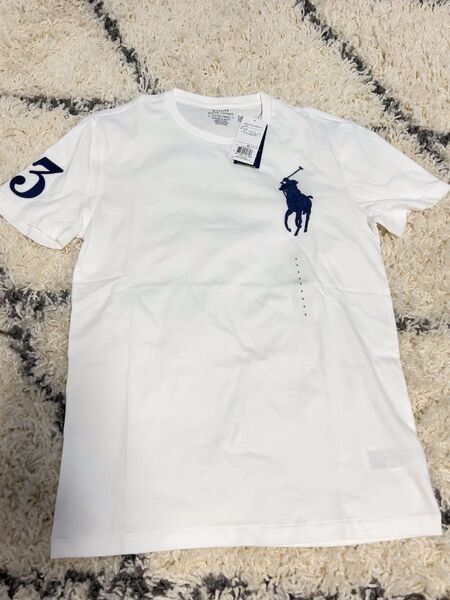 新品タグ付き ラルフローレン POLO ビックポニー Tシャツ ホワイト S