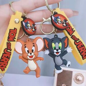 トムとジェリー キーホルダー キーチェーン 2個セット