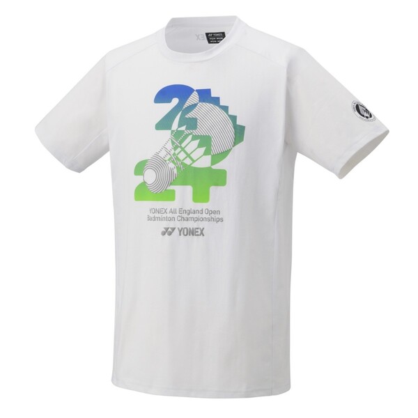 【YOB24001 (011) O】YONEX(ヨネックス) ユニドライTシャツ ホワイト Oサイズ 新品未使用 バドミントン 2024モデル 限定生産