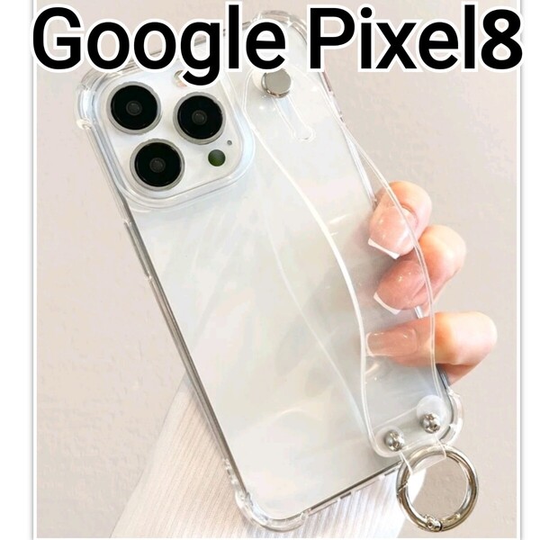 GooglePixel8 ケース クリア ベルト付き Google Pixel8