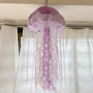 クラゲ ぬいぐるみ 吊るし 可愛い 中サイズ