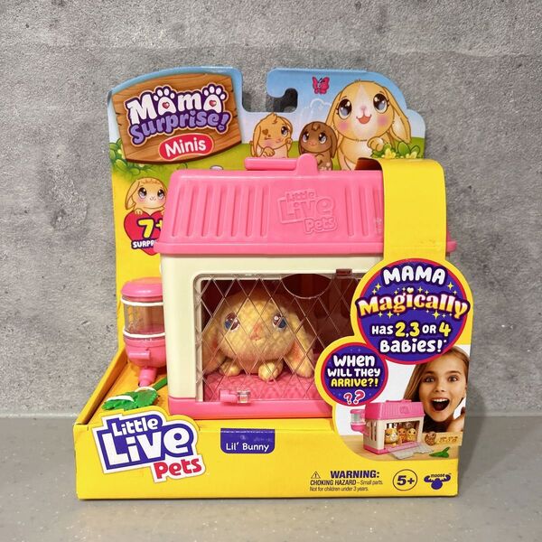 【日本未入荷】リトルライブペット ママ サプライズ ミニ うさぎ ぬいぐるみ