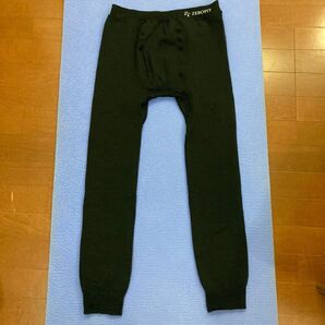 イオンスポーツ EON SPORTS ZEROFIT 速暖 ヒートラブ タイツ オープン (前開き) XL ブラック