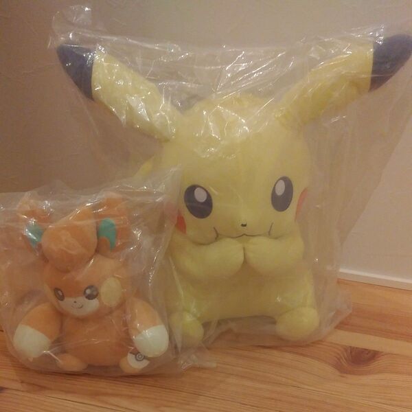 一番くじ 2024 Pokmon Collection くじ A賞 等身大ピカチュウぬいぐるみ C賞 パモマルチスタンドぬいぐるみ