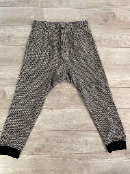 ソフネット ヘリンボーンサルエルパンツ