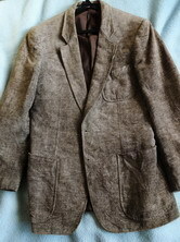 ★DURBAN・piattelli milano　Men's jacket　ダーバン/メンズジャケット★ツイード風とても高級感に満ちた色あい♪クリーニング済みです！
