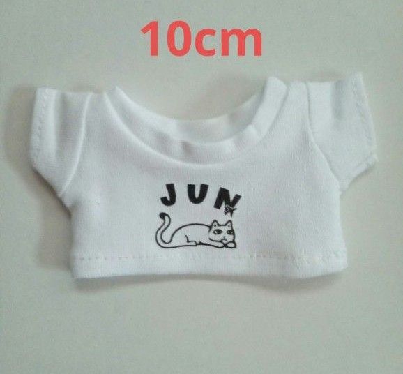 ぬいぐるみ服10cm SEVENTEENジュン ネームTシャツ