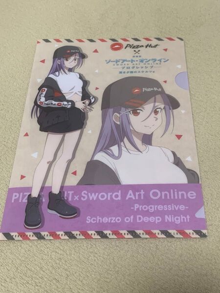 ソードアート・オンライン プログレッシブ ピザハット クリアファイル ミト