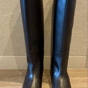 CORSO ROMA 9 コルソローマ ナッパレザーポインテッドロングブーツ