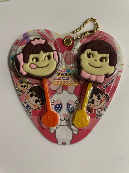 赤*ペコポコチョコレート ミニチュアキーホルダー