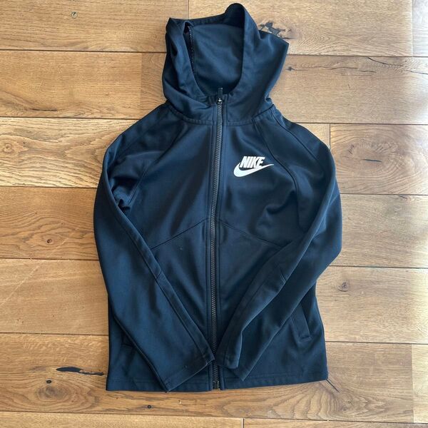 NIKE ナイキ パーカー ジップアップ フード ジャージ サッカー フットサル 140 キッズ