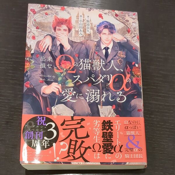 小説 BL 8月刊 出来損ないΩの猫獣人.スパダリαの愛に溺れる 斯波良久 小山田あみ