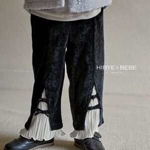 hi bye bebe / velvet pants (XL)2024 winter