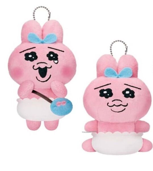 おぱんちゅうさぎ ぬいぐるみストラップ(左)