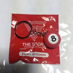 GENERATIONS THE BEST 8ball keychain 赤