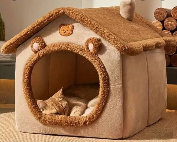 ペット用ハウス 猫 犬 ベッド ふわふわ ペット用品 あったか クッション
