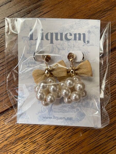 Liquem リキュエム ピクニックキューブピアス 新品未使用品