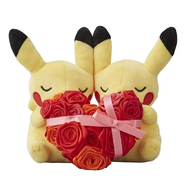 美品♪ポケモン ぬいぐるみ マンスリーペアピカチュウ2017 2月