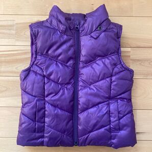 babyGap 紫 パープルダウンベスト 90
