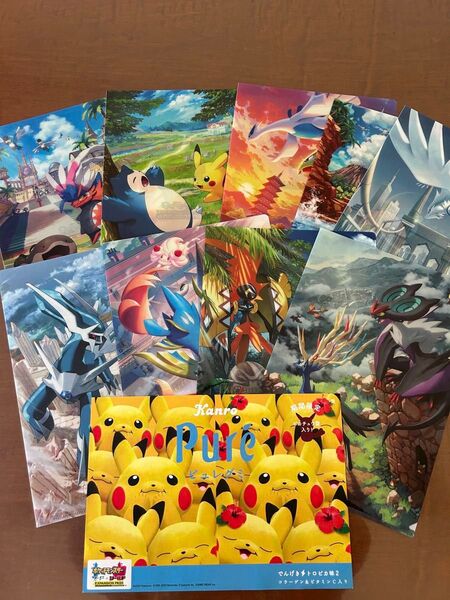 ポケモン オリジナルクリアファイル全9種 ピカチュウ ピュレグミ A4サイズPOP 1枚