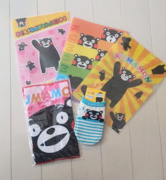 新品!くまもん 靴下 ファイル タオルセット♪