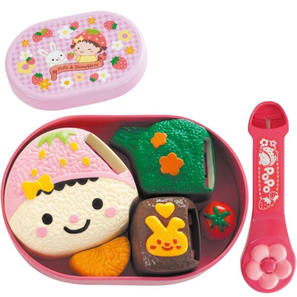 ぽぽちゃん お弁当箱 おままごと 知育玩具 メルちゃん フォーク