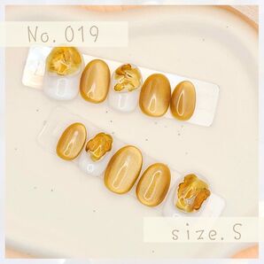 【No.019】ネイルチップ【現品】 マグネット ジェルネイルチップ