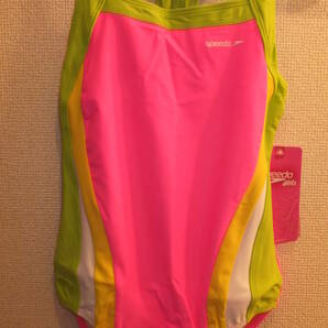 ★SPEEDO GIRLS SWIMWEAR★新品未使用 NEWスピード水着女性サイズ14 コストコ輸入物One piece neon pink size 14 Costco  アメリカの画像1