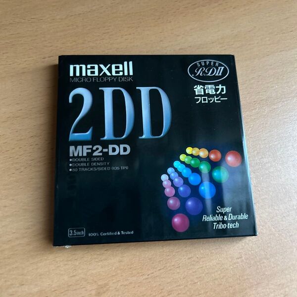 マクセル スーパーRD2 ワープロ用 3.5インチ 2DD フロッピーディスク 1枚