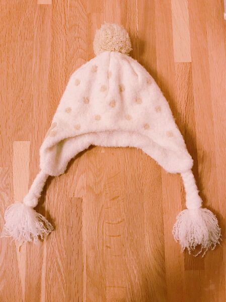 美品!ベビー 帽子 ニット帽 48〜50cm