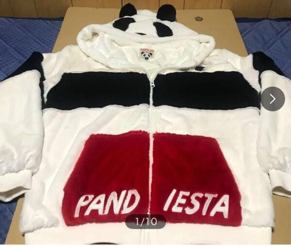 ■PANDIESTA JAPAN(パンディエスタジャパン)もこもこフェイクファー・ジップスウェットパーカー■極美品です(o^^o)
