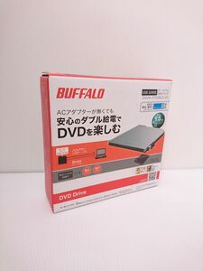 中古品★BUFFALO USB3.0用外付けDVDドライブ　 シルバー DVSM-PTS58U3-SV