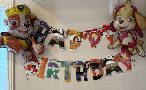 パウパトロール birthdayガーランド