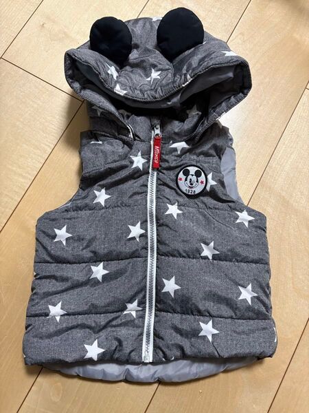 H&M ミッキー ダウンベスト