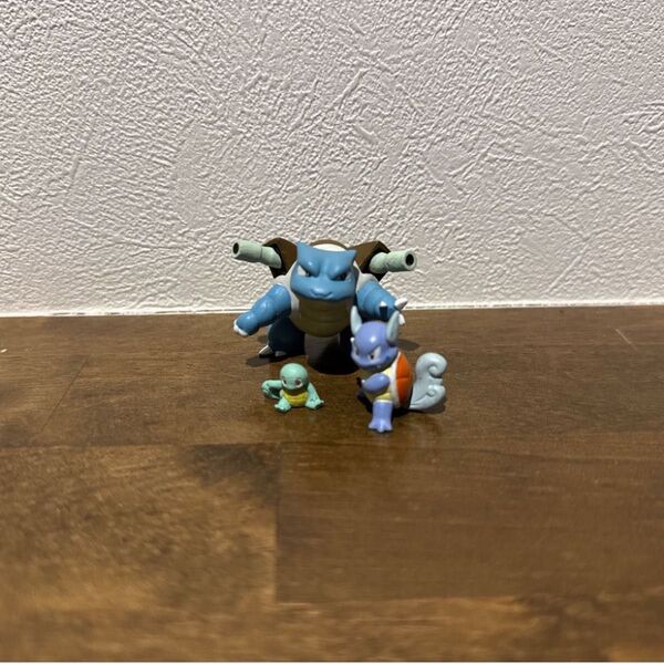 立体ポケモン図鑑 ゼニガメ カメール カメックス