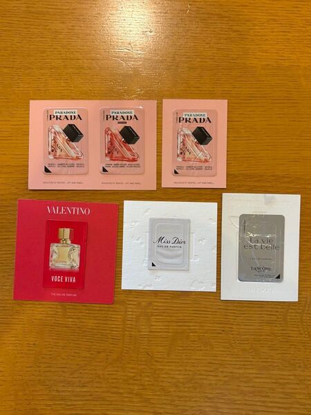 香水 サンプル セット プラダ ヴァレンティノ ディオール ランコム Prada Valentino Dior Lancme