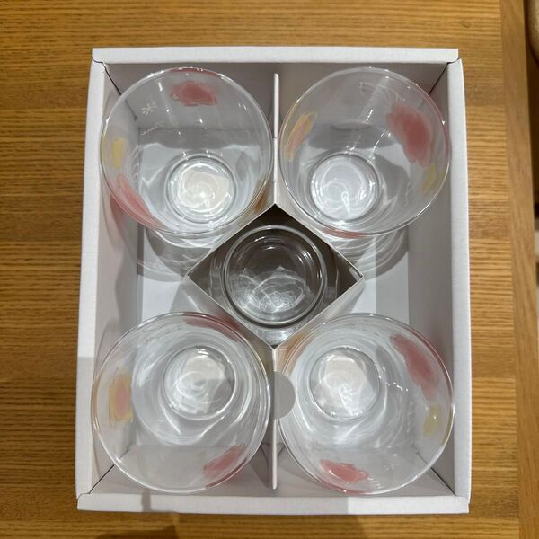 a.v.v パルフラワー フリーグラスセット 幅210×奥行92×高さ175 (mm) 5入/プロ用