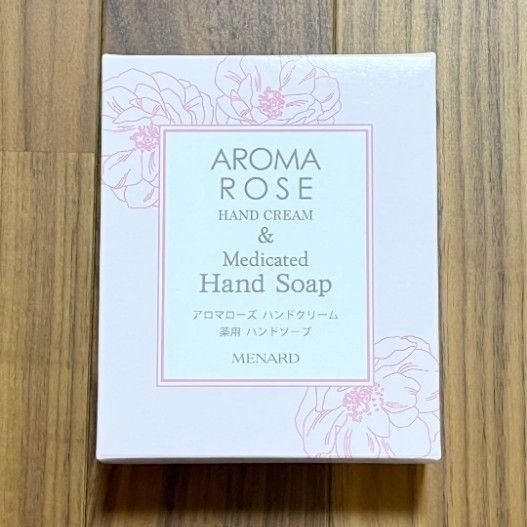 新品未使用 メナード アロマローズ ハンドクリーム & 薬用ハンドソープ ハンドクリーム