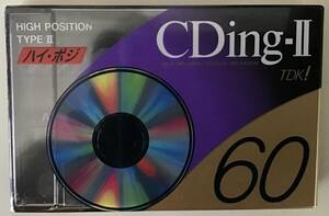 送料無料　新品未使用未開封品　ハイポジションカセットテープ　TDK 　CD ing -Ⅱ 60