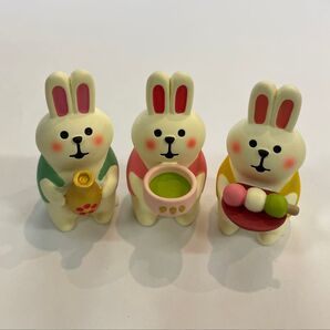 新品☆コンコンブル おもてなしうさぎ3点セット